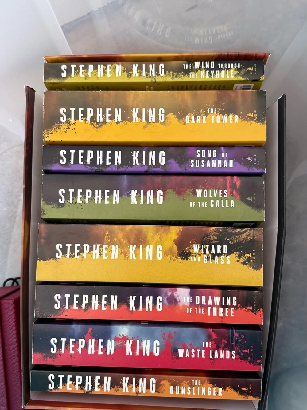 Stephen King Book Storage Box Set - Multicolor